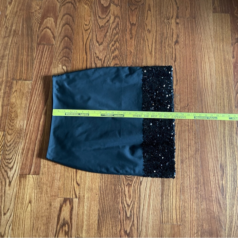 NWT Talbots Black Sequin Embellished Pencil Skirt - Picture 7 of 7